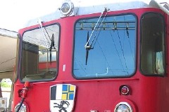 RhB (Rhätische Bahn), Samedan, 10. July 2004